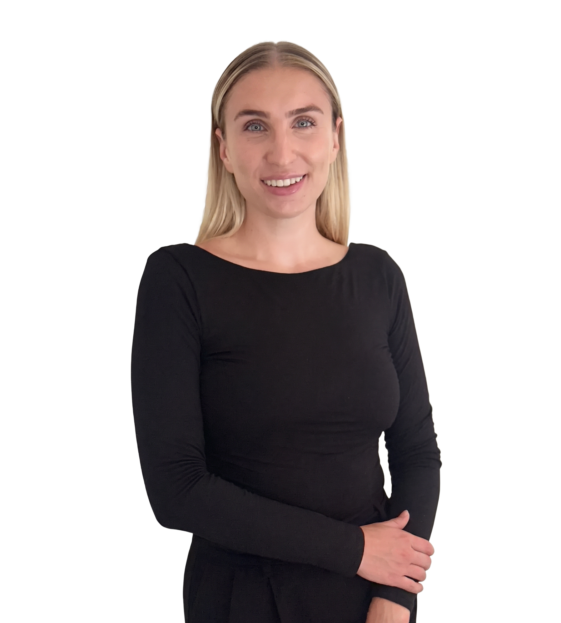 Kirsten McMinigal, BABCP accredited CBT therapist, looking directly at the camera